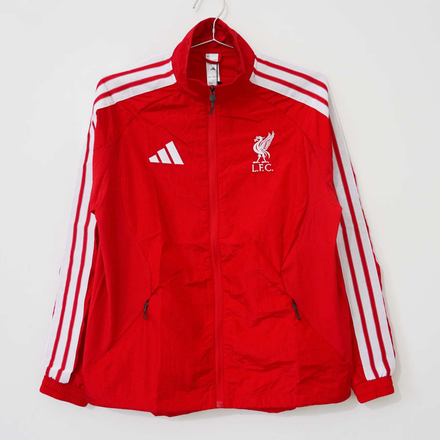 Liver.pool 26-27 Home Windbreaker Jacket - Red - UnitedFutballJersey