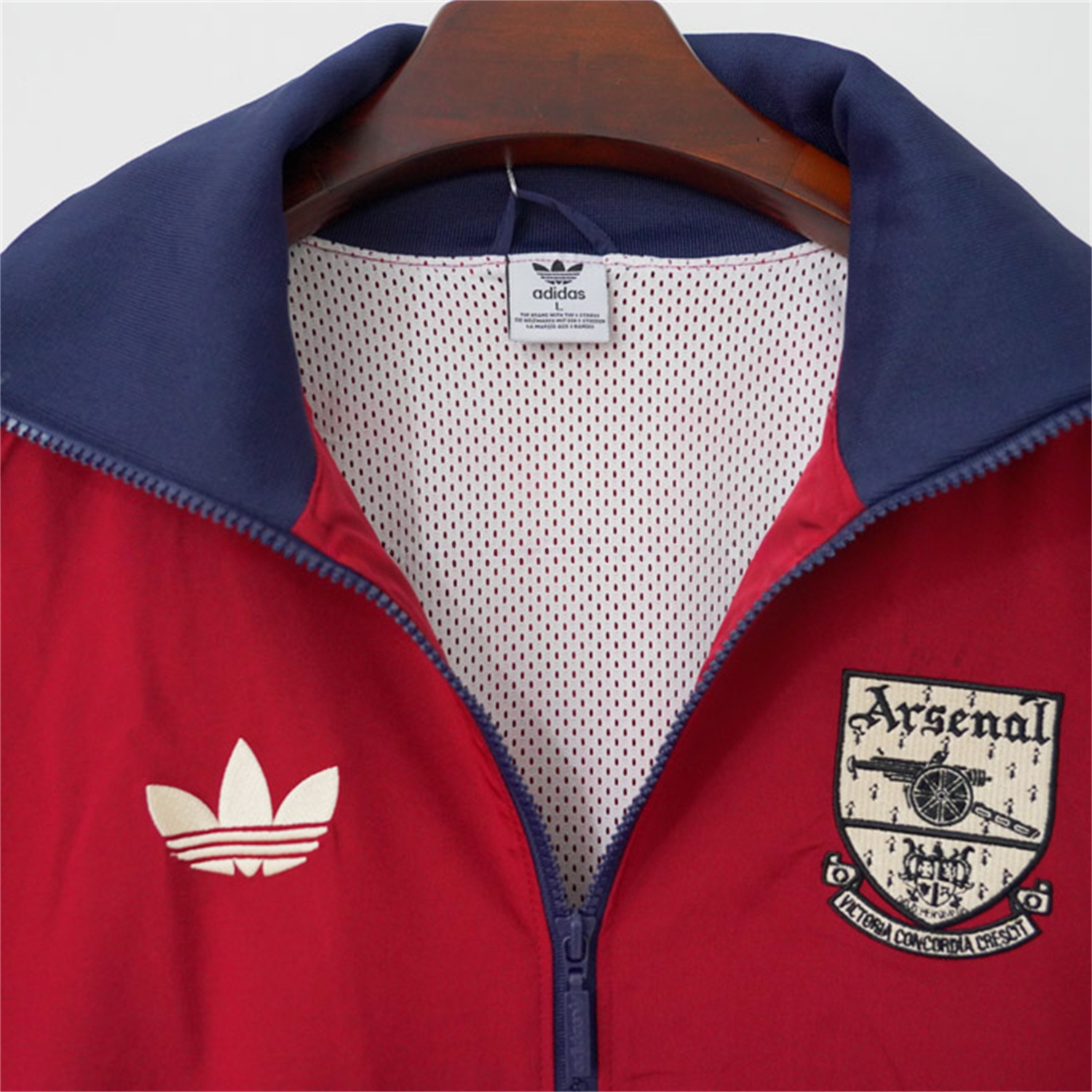 Retro Arsenal 24-25 Windbreaker Jacket - Red - UnitedFutballJersey
