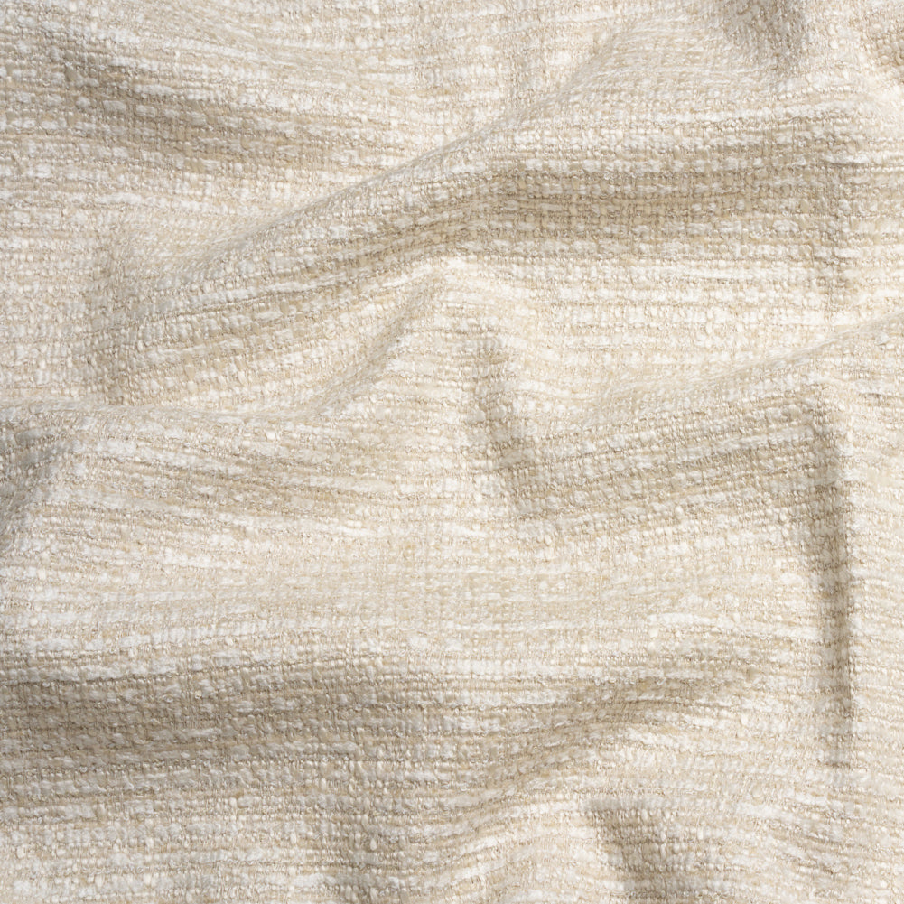 Tweed Upholstery Chenille - Snow Striated - Caprona Collection - Joann Fabrics