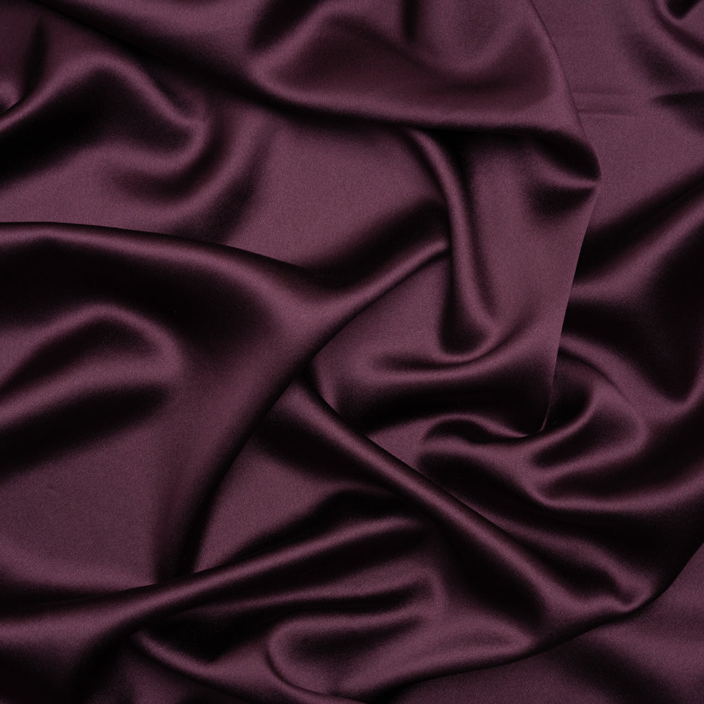 Silk Crepe Back Satin - Eggplant - Premium Collection - Joann Fabrics