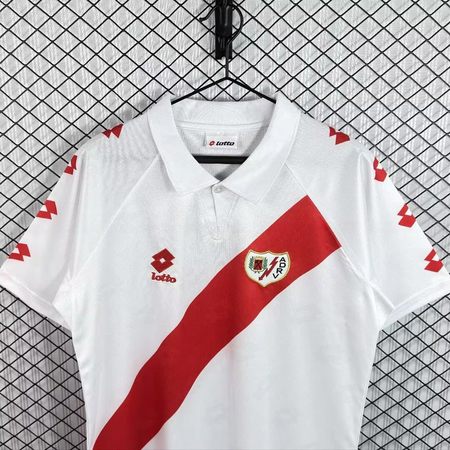 Retro Rayo Vallecano 1991-94 Home Jersey - UnitedFutballJersey