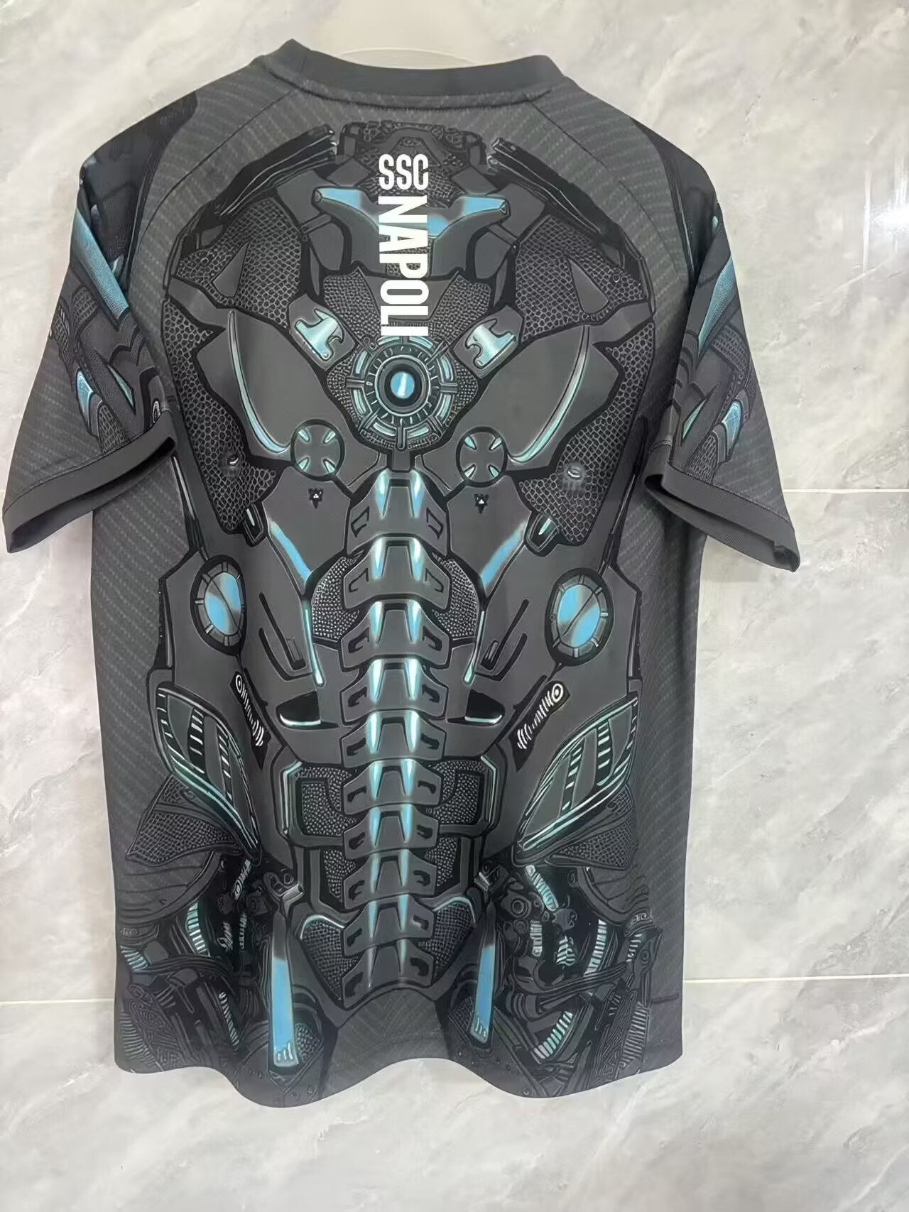 2025/2026 Napoli Training Suit Grey Football Jersey 1:1 Thai Quality
