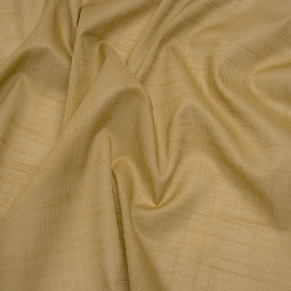 Textured Cotton Voile - Olive Beige - Famous Australian Designer Deadstock - Joann Fabrics