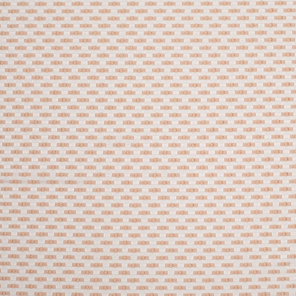 Beige on Ivory Polka Dotted Polyester Jacquard - Joann Fabrics