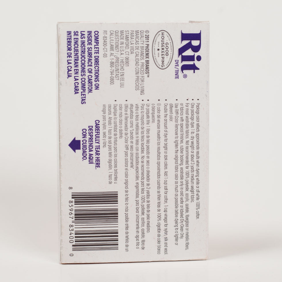 Rit All-Purpose Box Fabric Dye - Purple - 1 1/8oz - Joann Fabrics