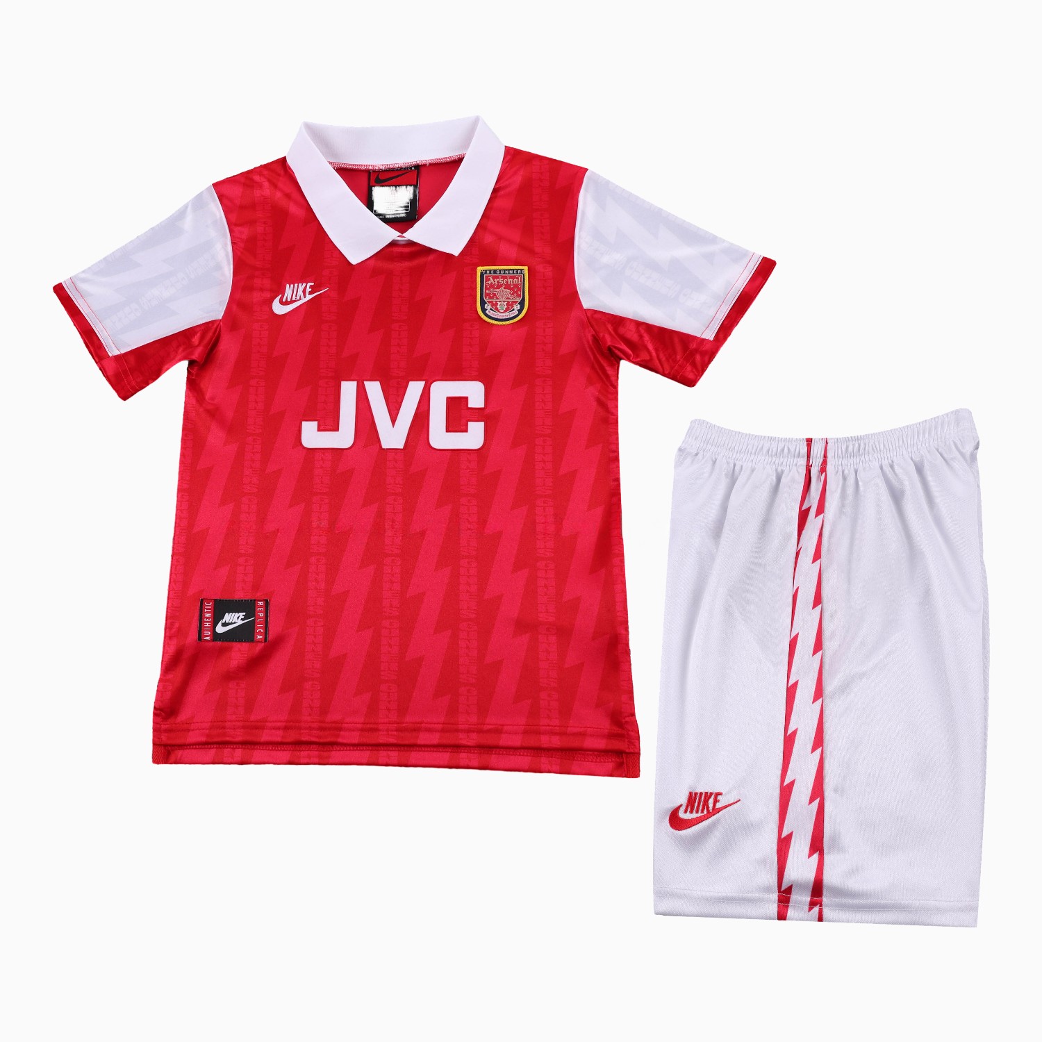 Retro Arsenal 1994-95 Home Kids Kit - UnitedFutballJersey