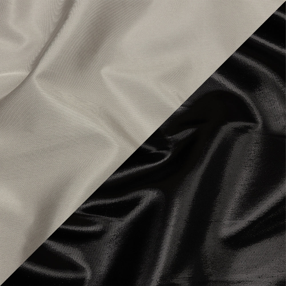 Olwyn Metallic Black and Silver Double Faced Luxury Mikado - Joann Fabrics
