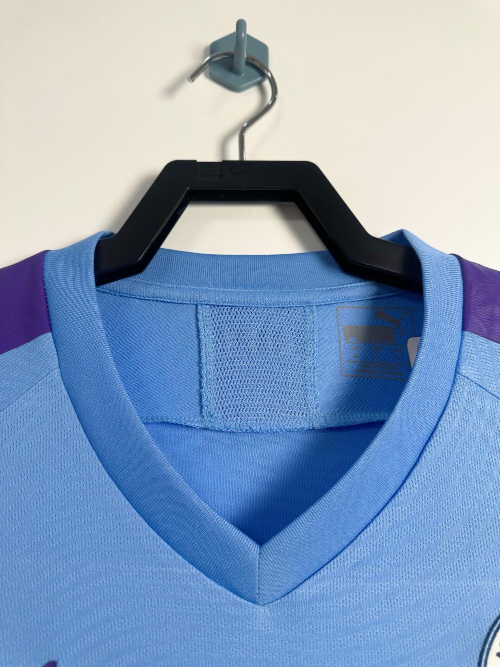 2019-2020 Retro Manchester City Home Football Shirt 1:1 Thai Quality