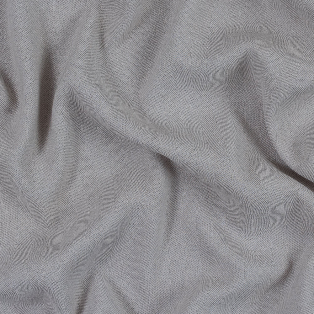 Armani Silver Cloud Herringbone Stretch Wool Woven - Joann Fabrics