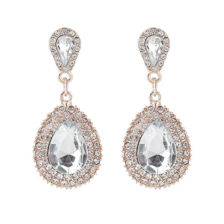 Women's Alloy Gemstone Earrings - Grocery