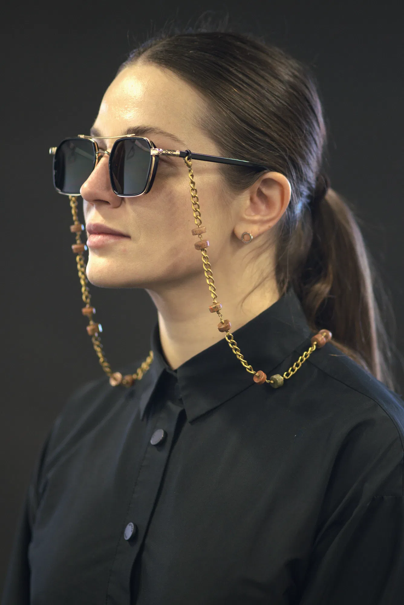 Unakite Sunglasses Chain - Grocery