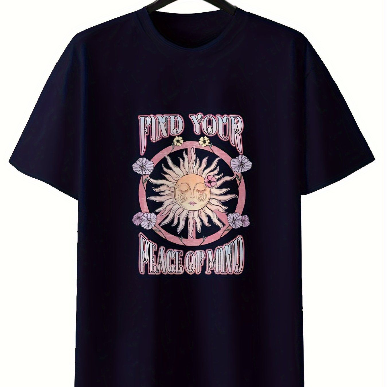 Round Neck Printed T-shirt Casual Short Sleeved Top For Spring And Summer, Personalized And Comfortable For Both Men And Women - Grocery