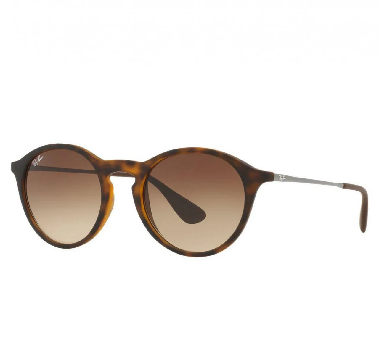 Ray-Ban RB4243-865/13 Youngster Tortoise Gunmetal Round Sunglasses ...