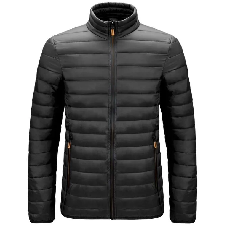Men Stand Collar Cotton Softshell Jacket - Grocery