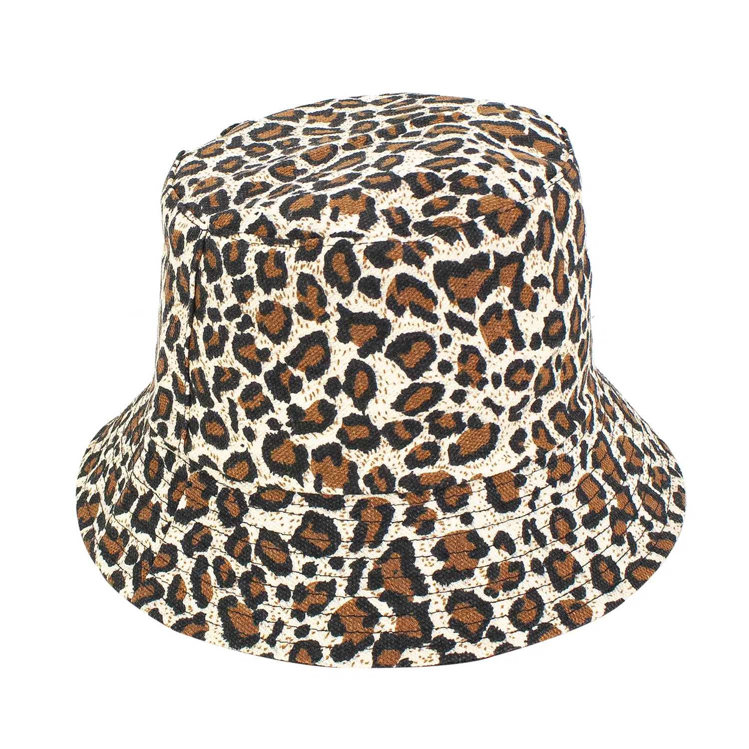 Leopard Polyester Bucket Hat - Grocery
