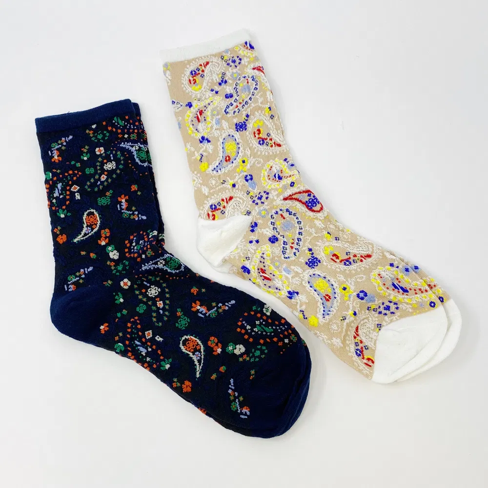 Color Heaven Paisley Socks Set - Grocery