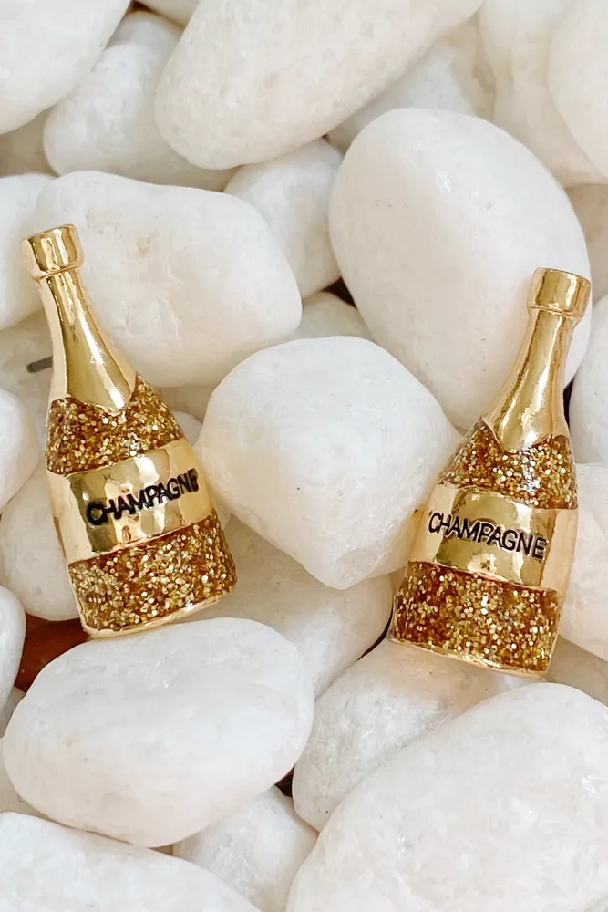 Pop The Shimmer Stud Earrings - Grocery