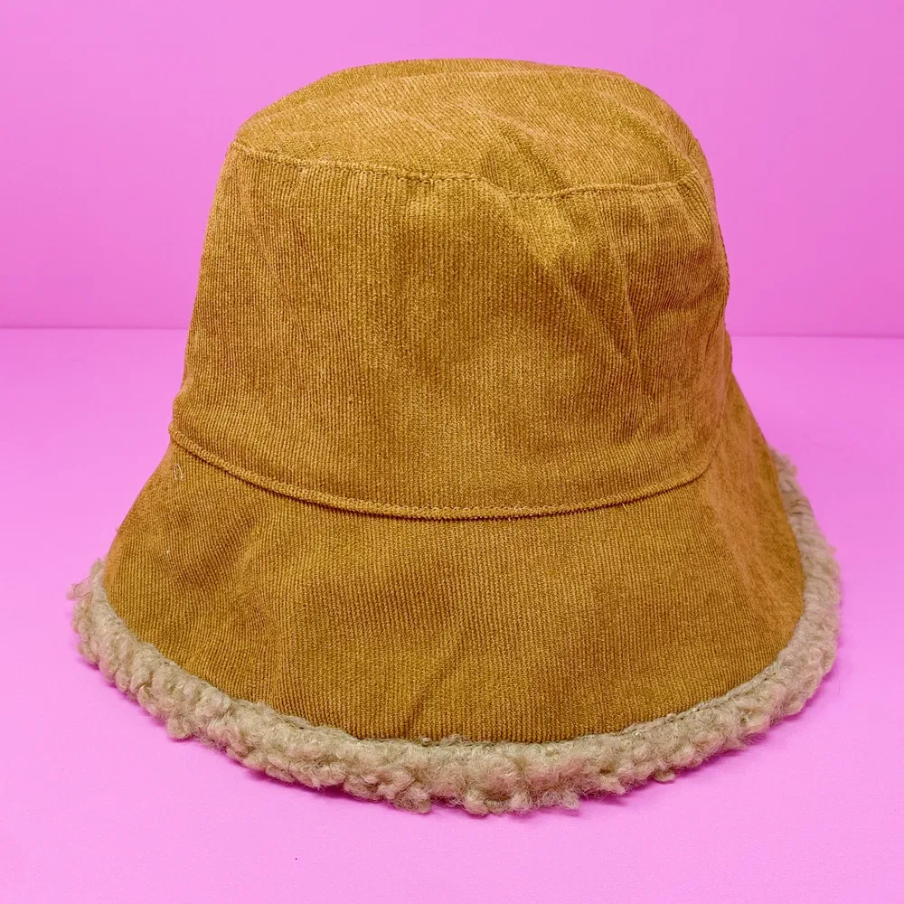 Corduroy Reversible Bucket Hat - Grocery