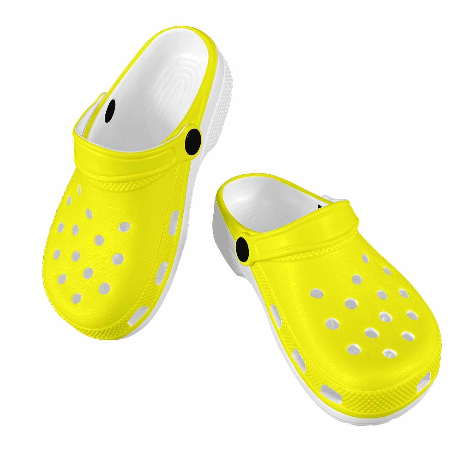 Bright Yellow Clogs For Youth - Grocery