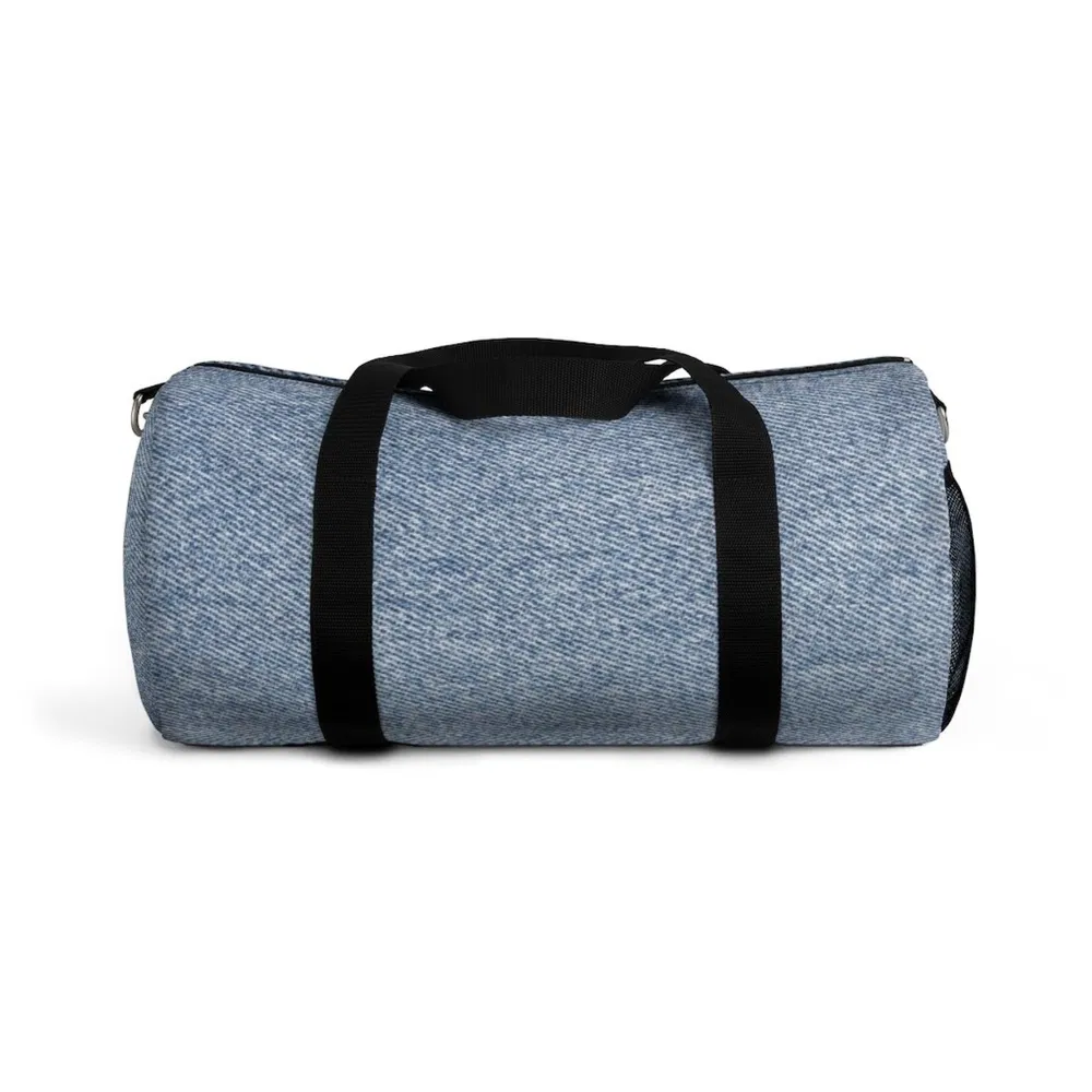 Duffel Bags, Blue Denim Style Bag - Grocery
