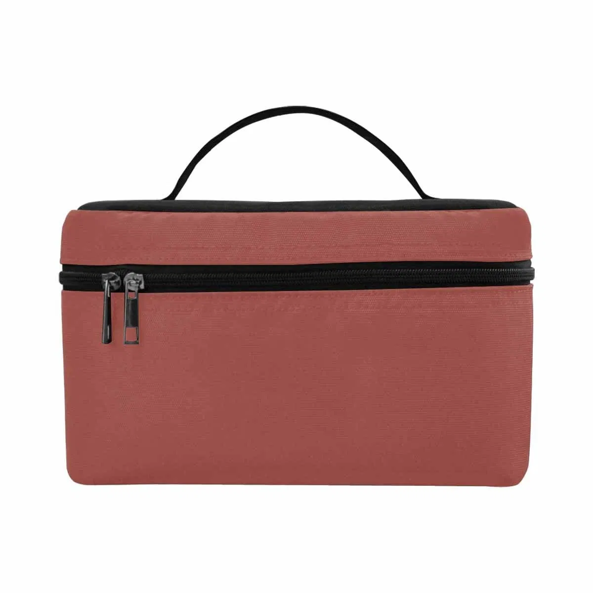 Cosmetic Bag, Cognac Red Travel Case - Grocery