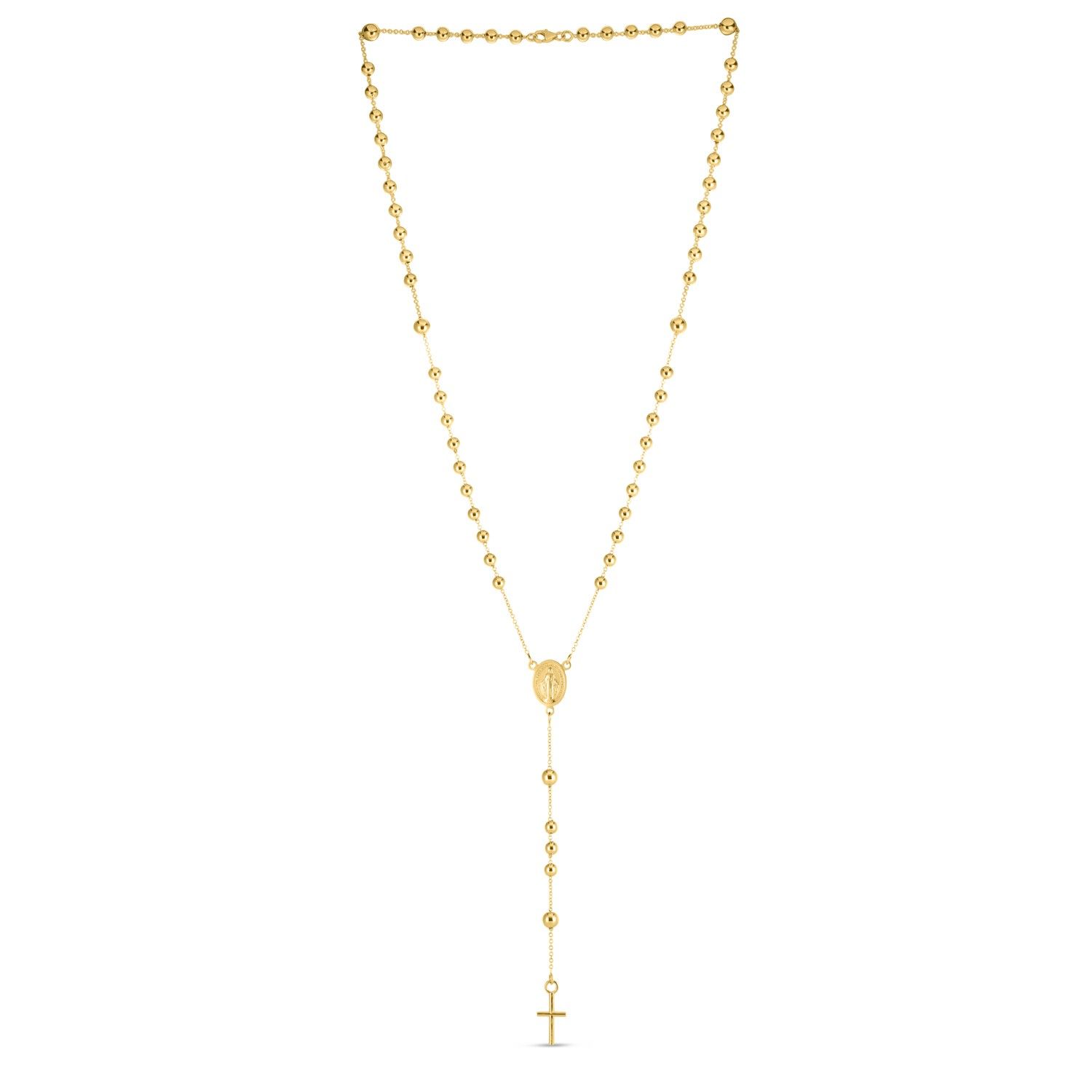 14K Yellow Gold Rosary Necklace - Grocery
