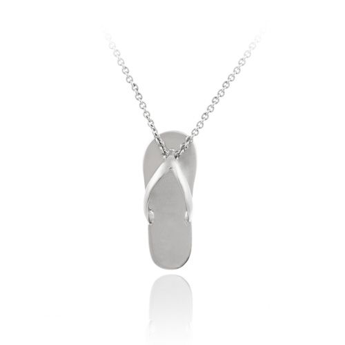 Sterling Silver Slipper pendant - Grocery