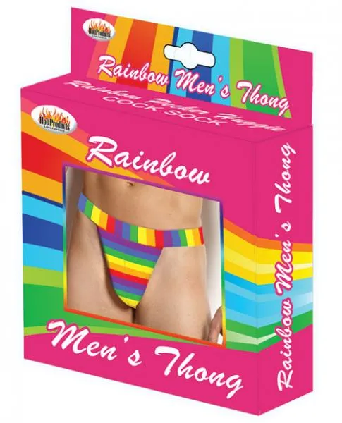 Rainbow Men's Thong One Size - Grocery