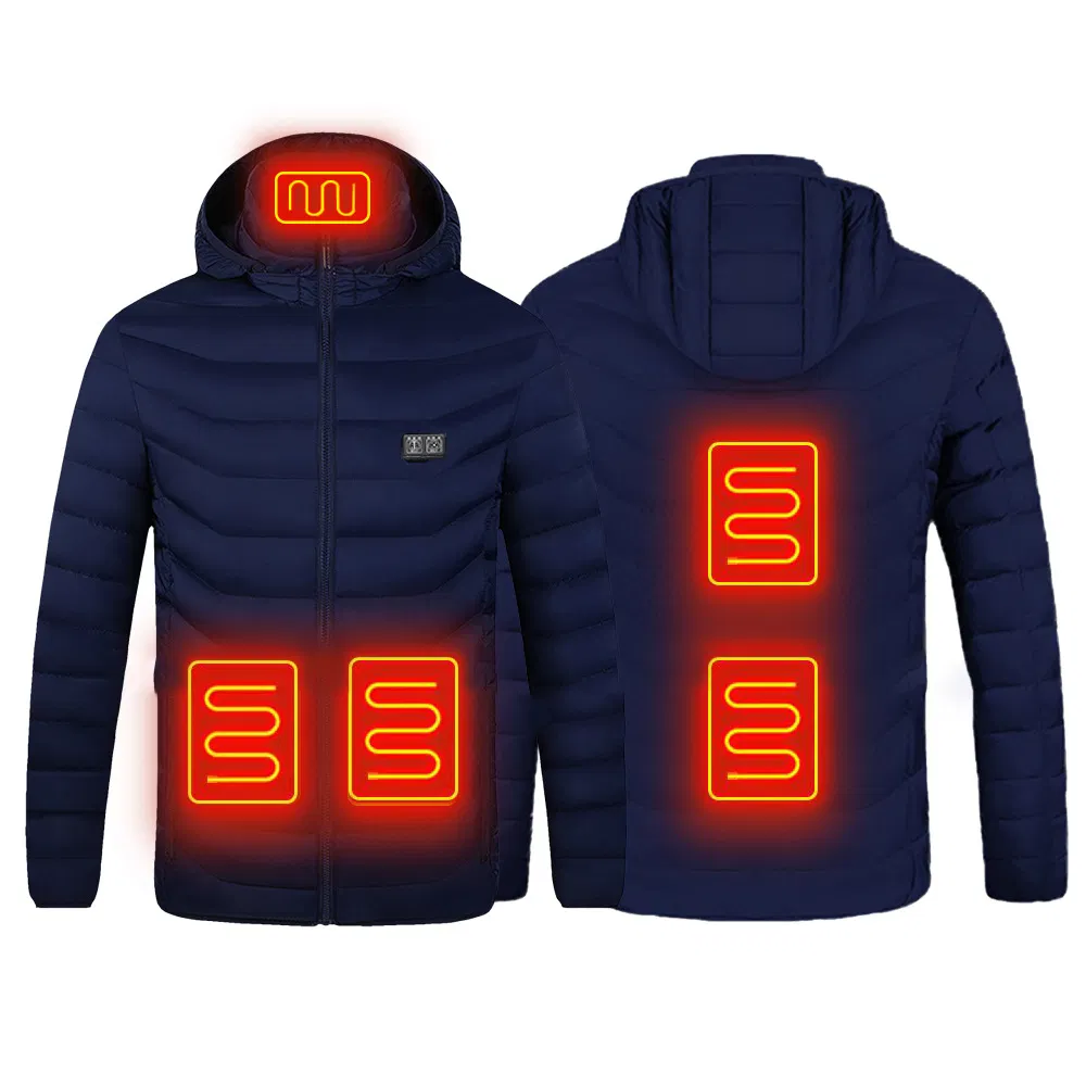 Male And Female Lightweight Electric Padded Jacket Usb Constant Temperature Electric Heating Padded Jacket - Grocery
