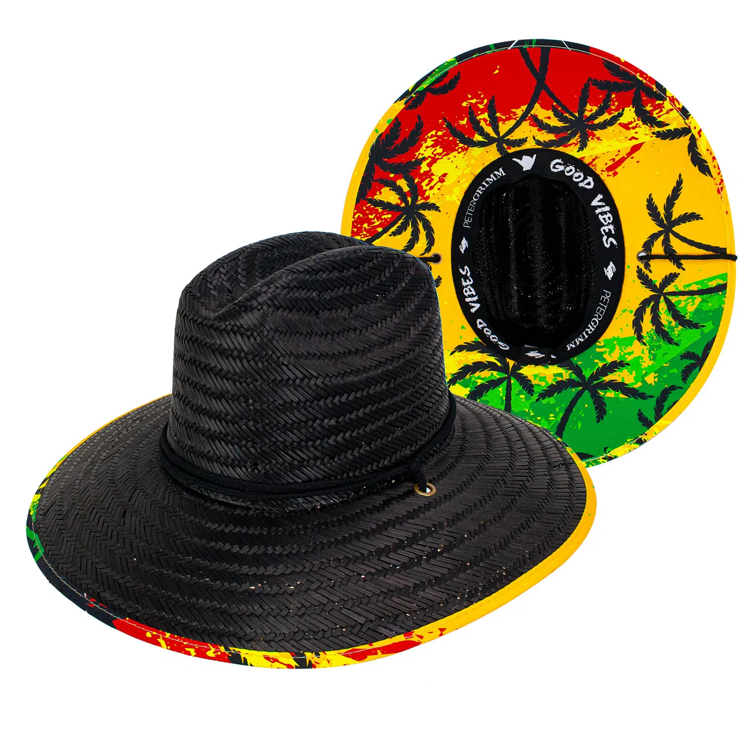Rasta Straw Lifeguard Hat - Grocery
