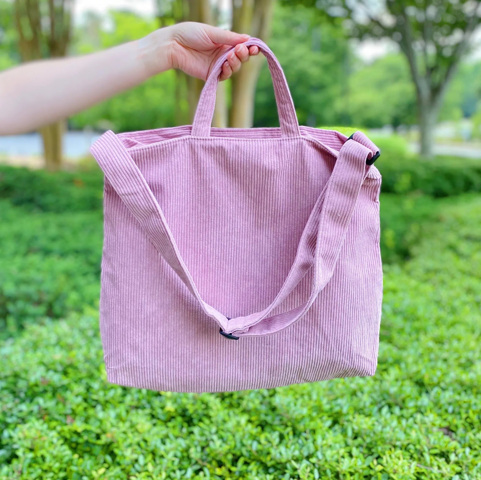 Everyday Corduroy Tote - Grocery