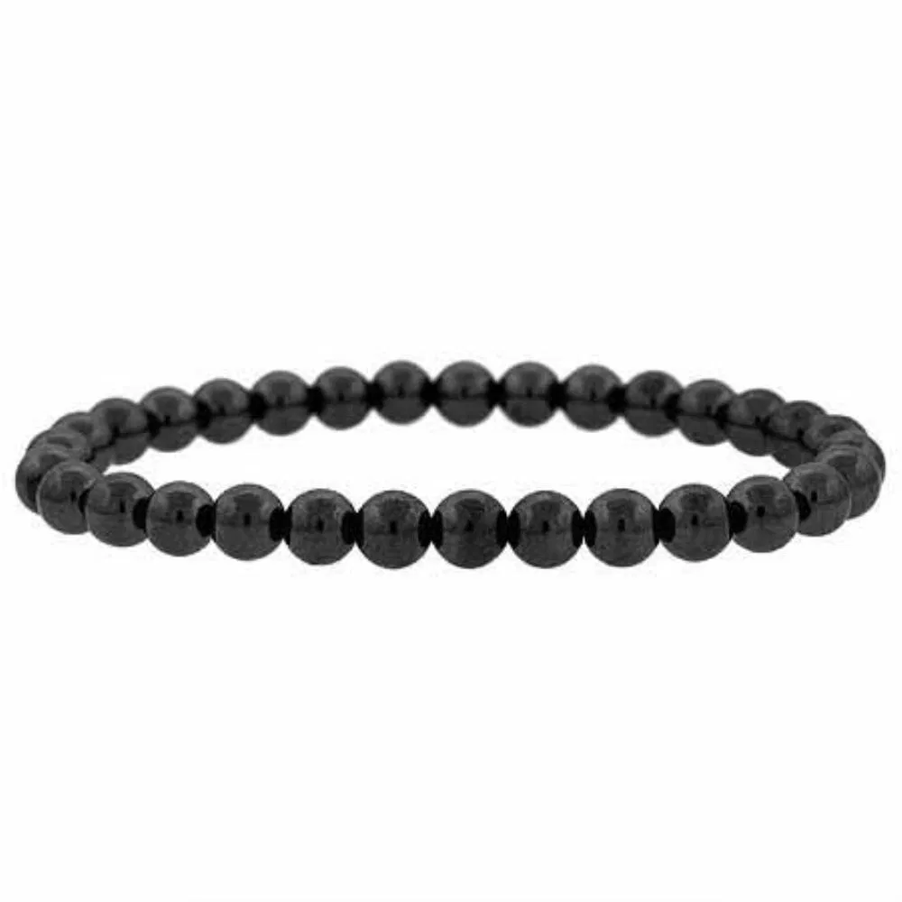 Onyx 6mm Beaded Stretch Bracelet - Grocery