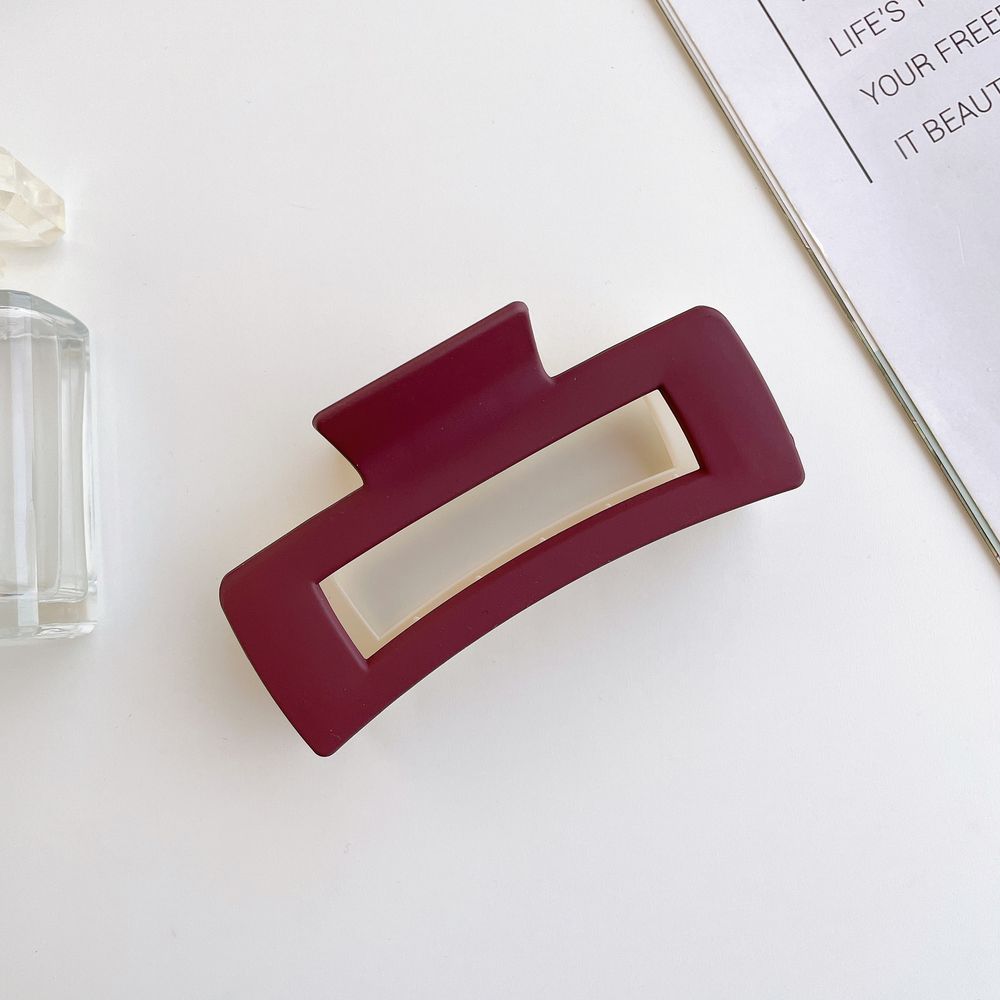 Plastic Resin Two-color Hair Clip - Grocery