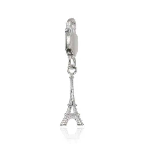 Sterling Silver Eiffel Tower Charm - Grocery
