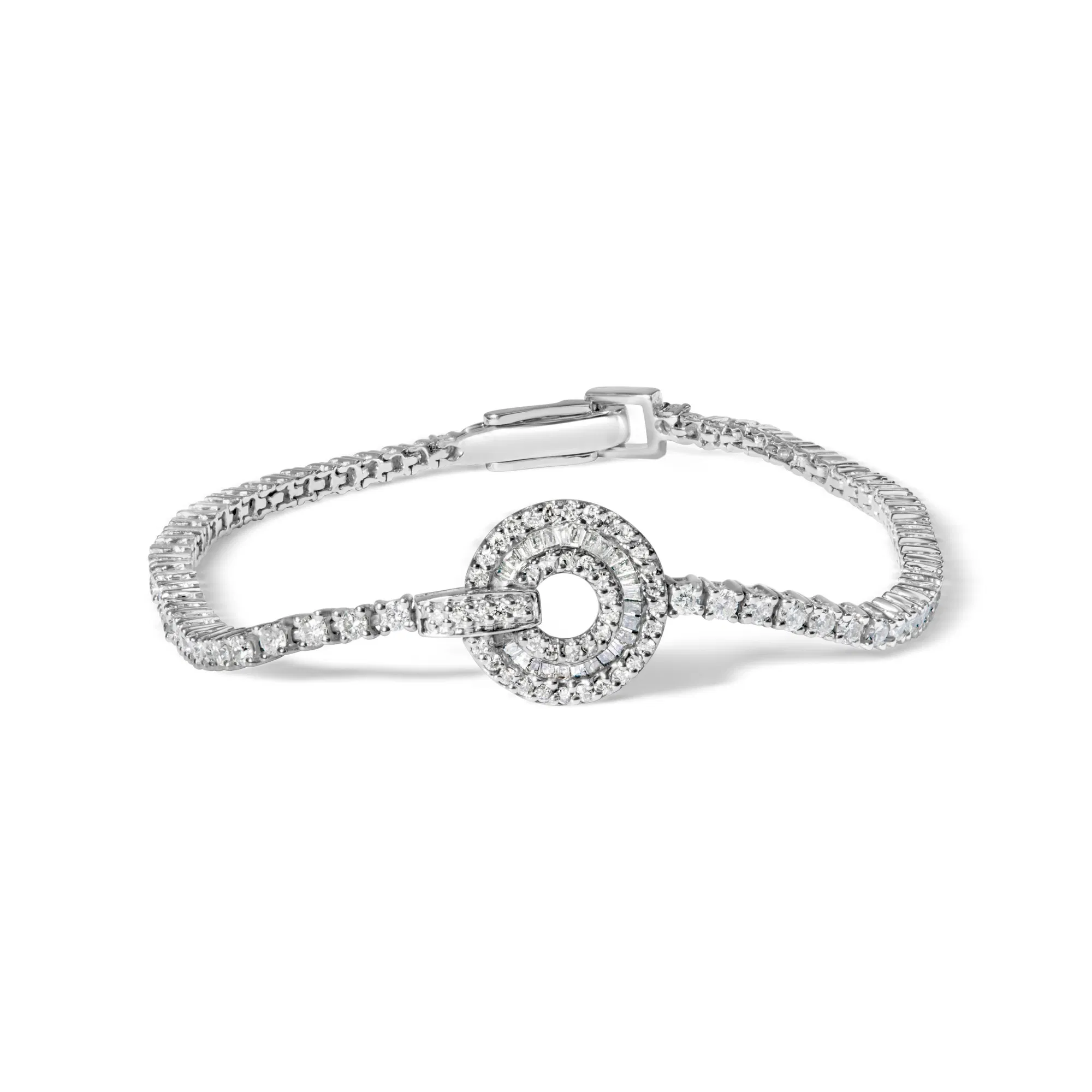 14K White Gold 2 1/2 Cttw Diamond 7