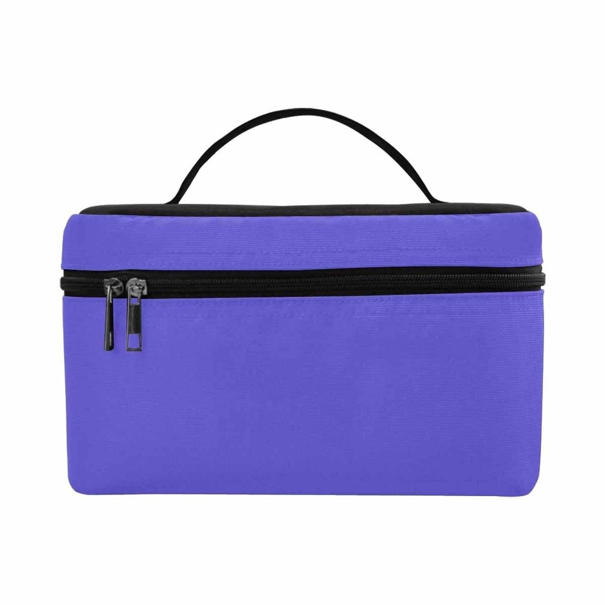 Cosmetic Bag, Blue Iris Travel Case - Grocery
