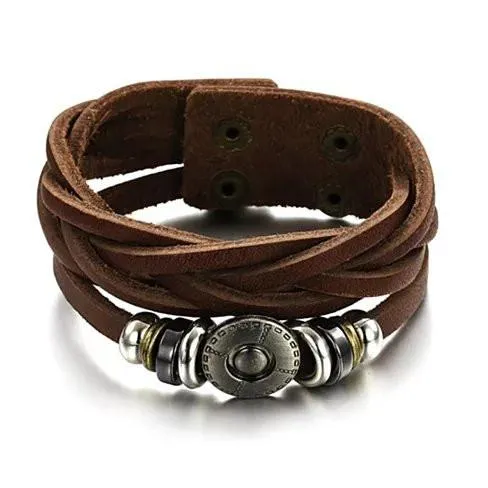 Bingo Bracelet In Genuine Leather - Grocery