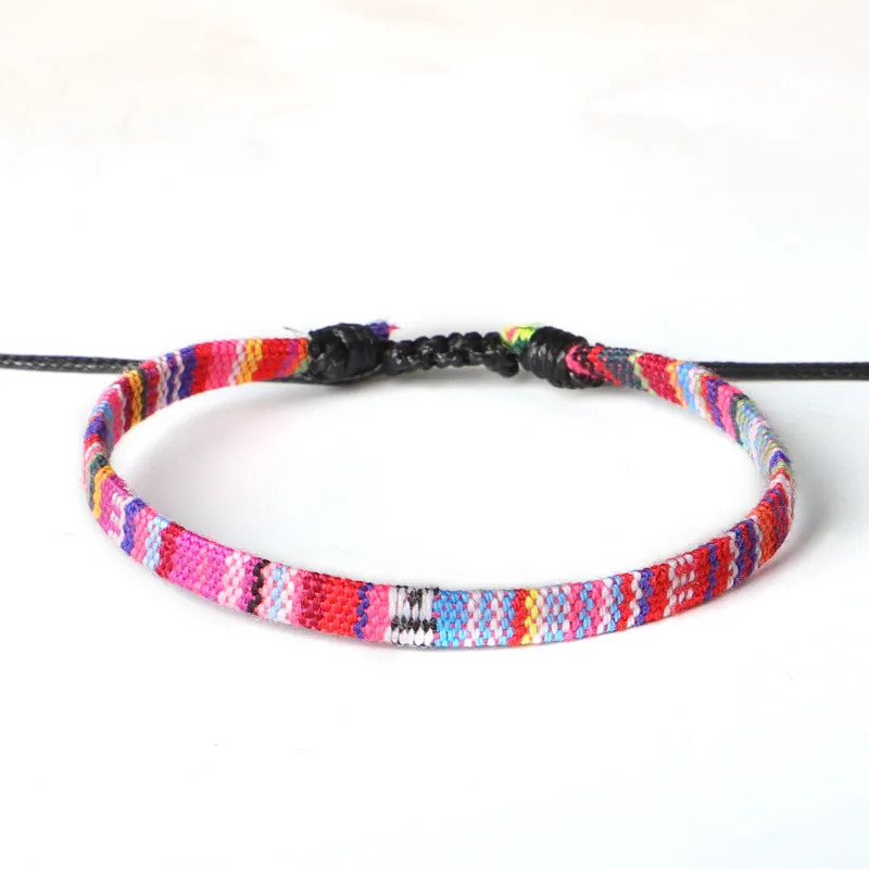 Hand Woven Rainbow Color Anklet Bohemian Style - Grocery
