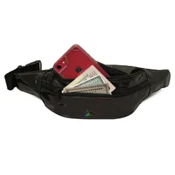 Black Holographic Fashion Fanny Pack - Grocery