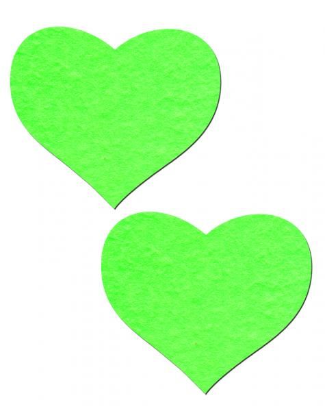 Heart Glow In The Dark Pasties O/S - Grocery