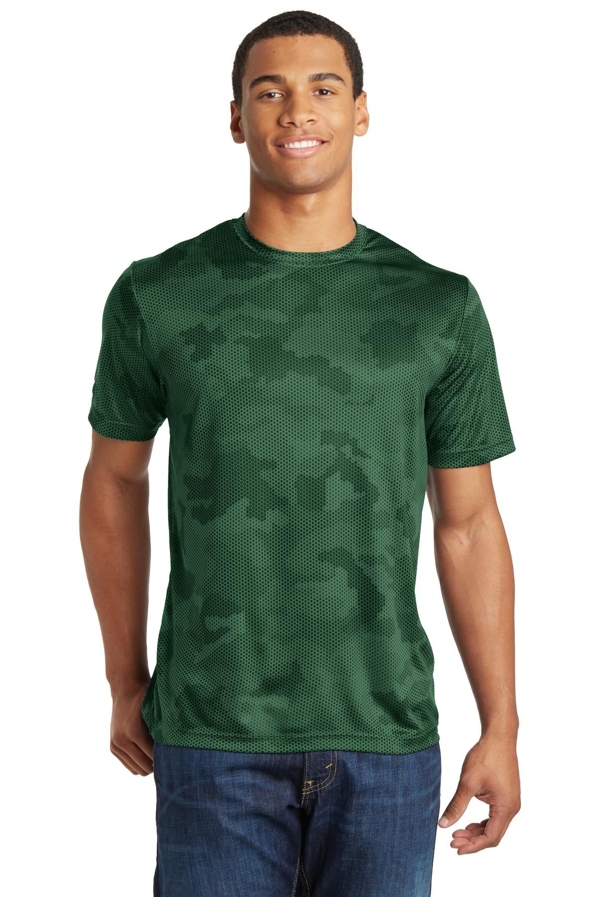 Sport-Tek CamoHex Tee ST370 - Grocery