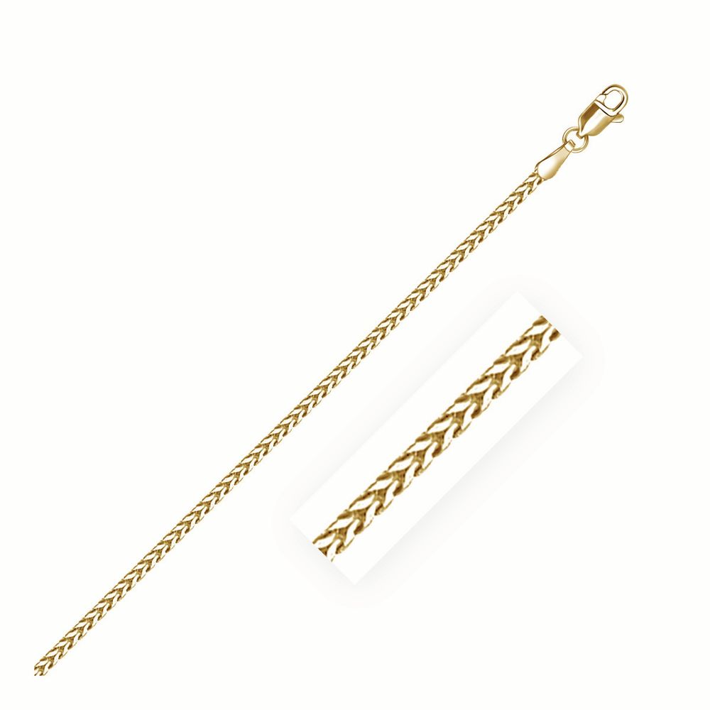 18k Yellow Gold Franco Chain (1.60 mm) - Grocery