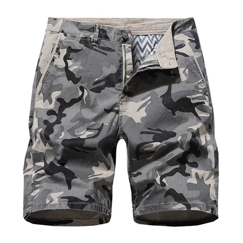Men's Camouflage Cotton Shorts - Grocery