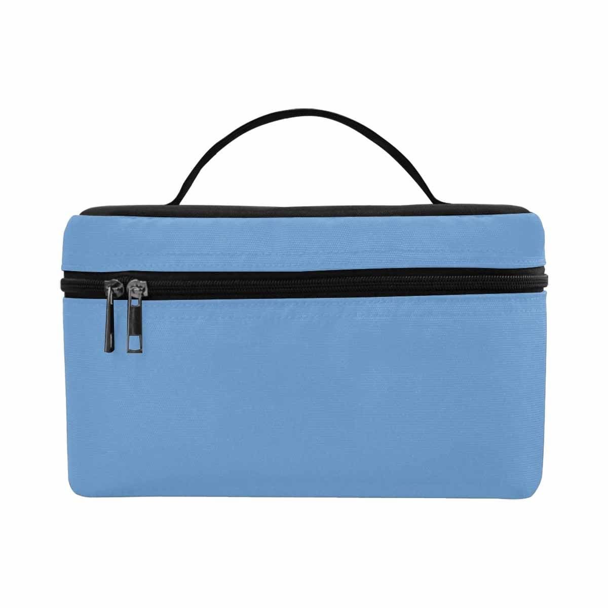 Cosmetic Bag, Blue Gray Travel Case - Grocery