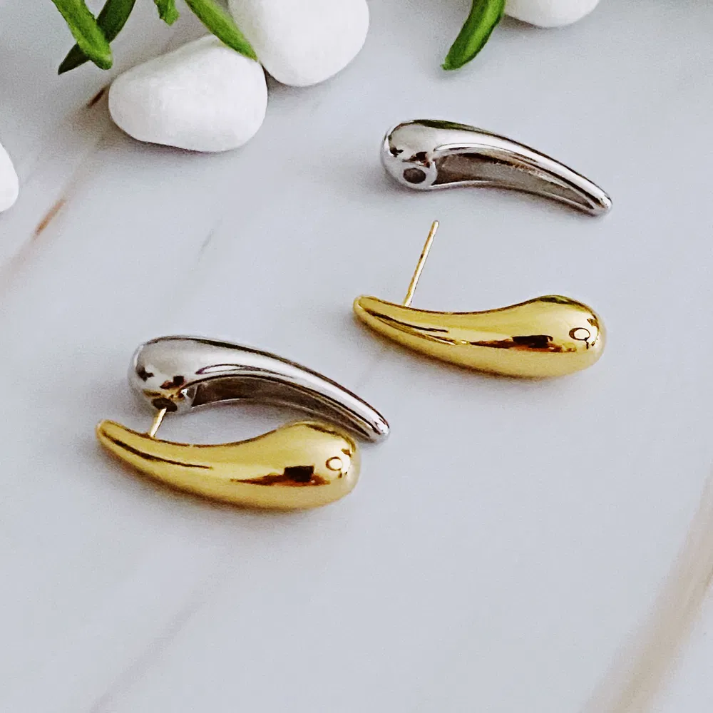 Front And Back Sleek Earrings - Grocery