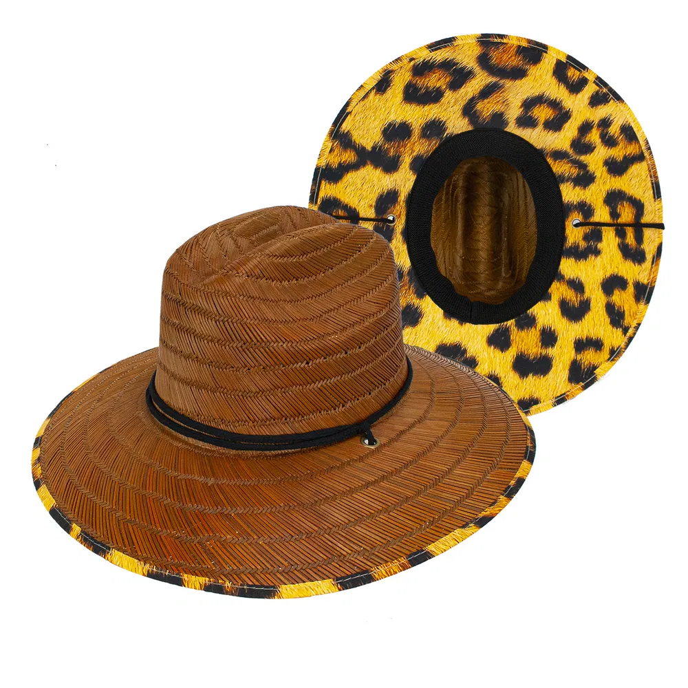 Leopardo Straw Lifeguard Hat - Grocery