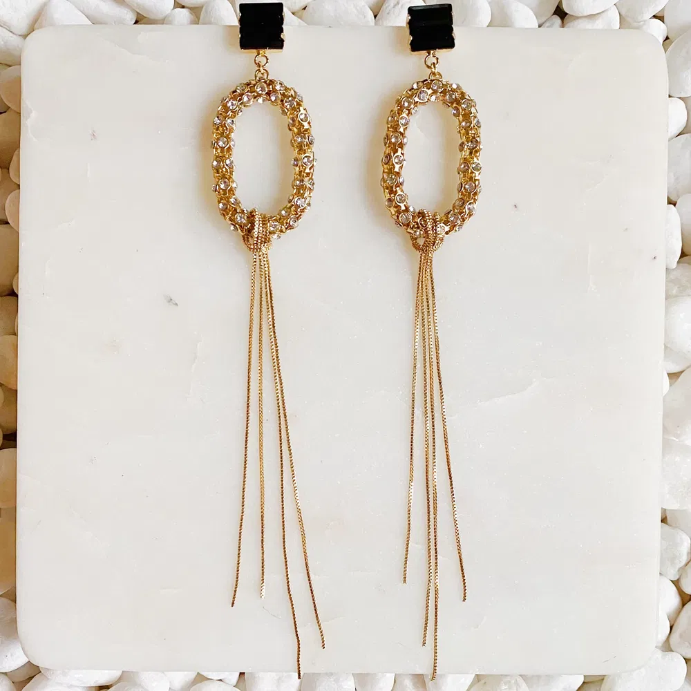 To Paris Long Drop Earrings - Grocery