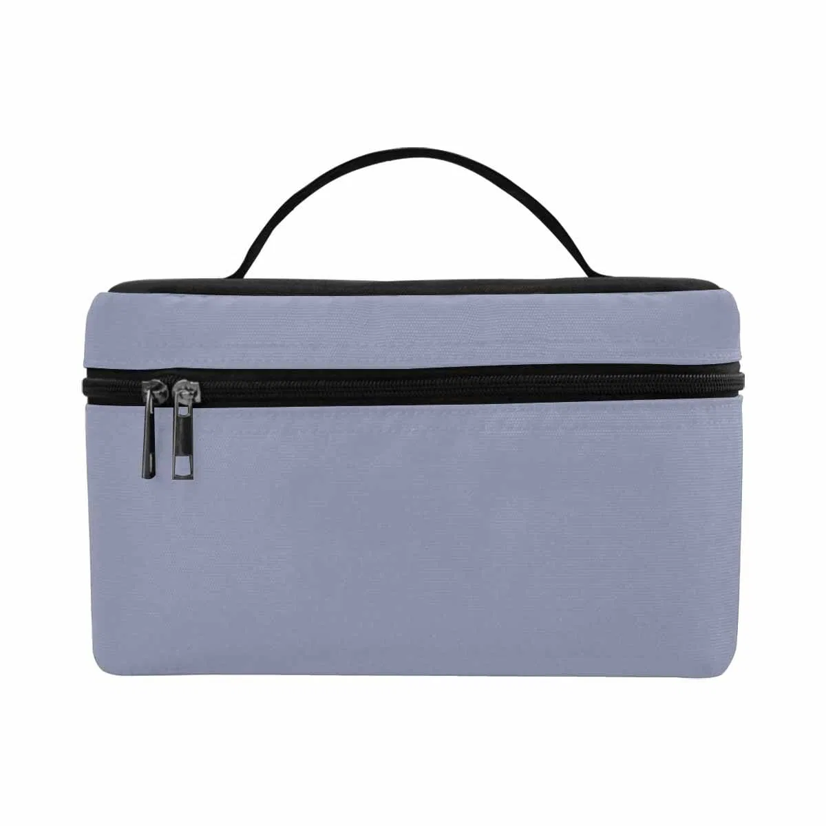 Cosmetic Bag, Cool Gray Travel Case - Grocery