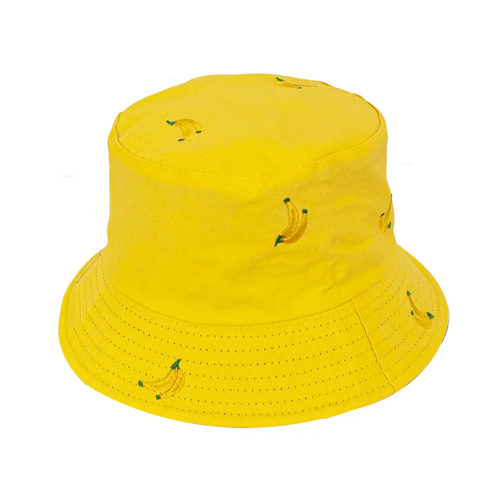Banana Polyester Bucket Hat - Grocery