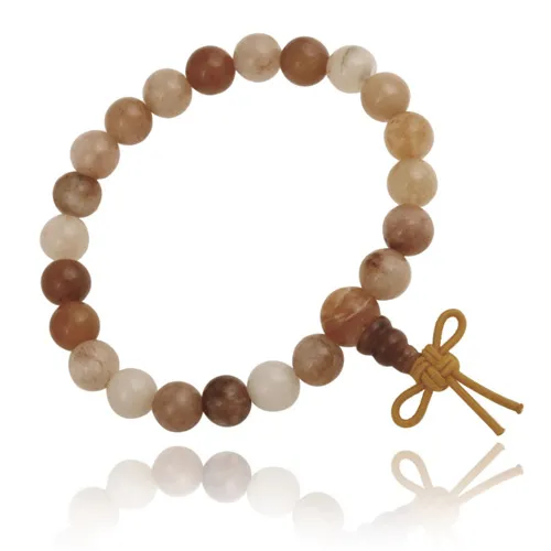 Orange Aventurine 8mm Power Bead Stretch Bracelet - Grocery